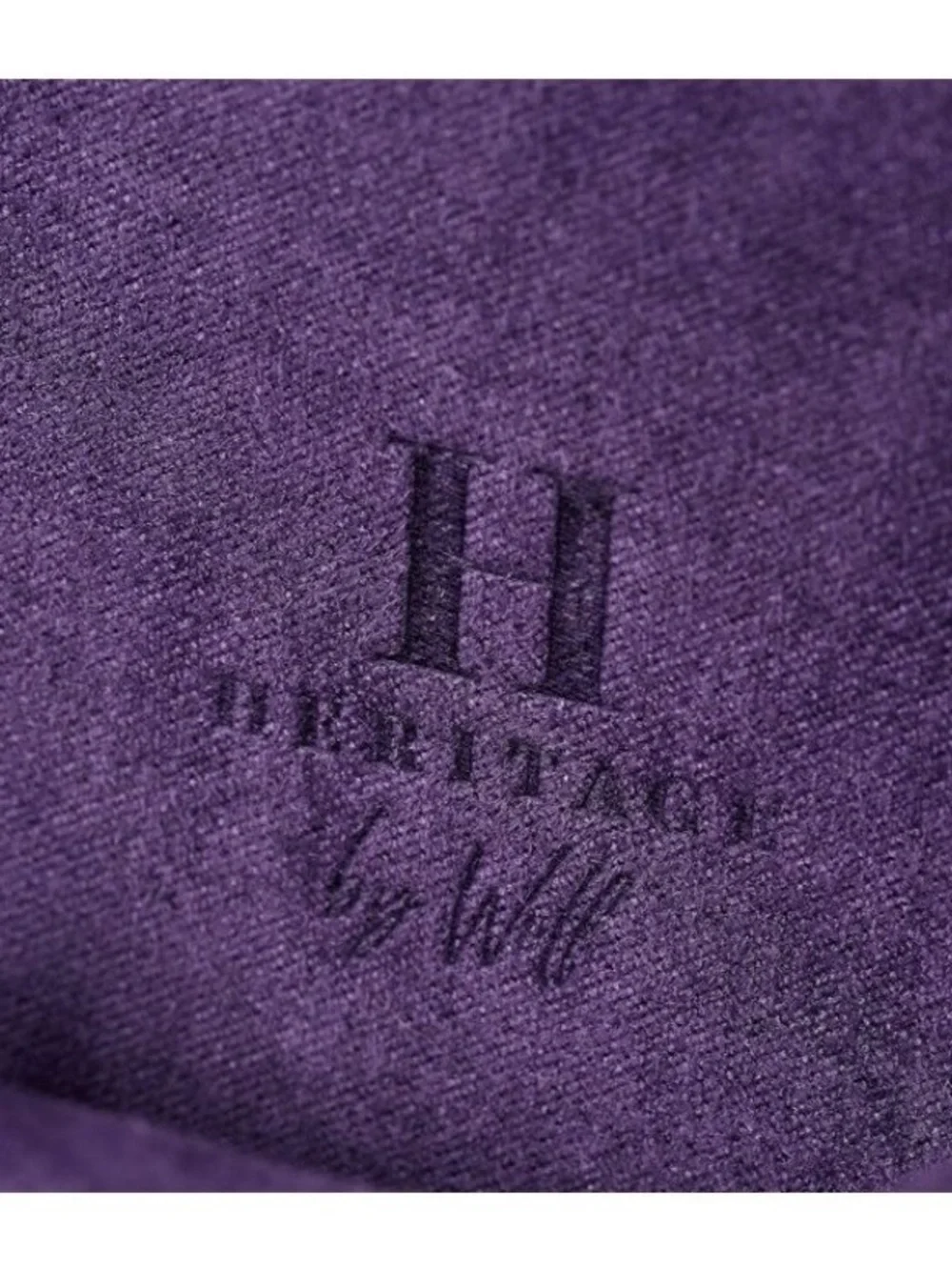 Heritage by WOLF Purple and Black Travel Watch Roll